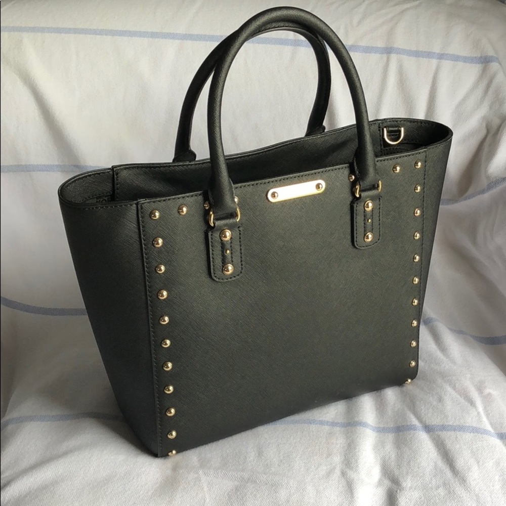 Michael Kors Black Saffiano Leather Bag